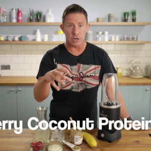 Raspberry Coconut Protein Shake